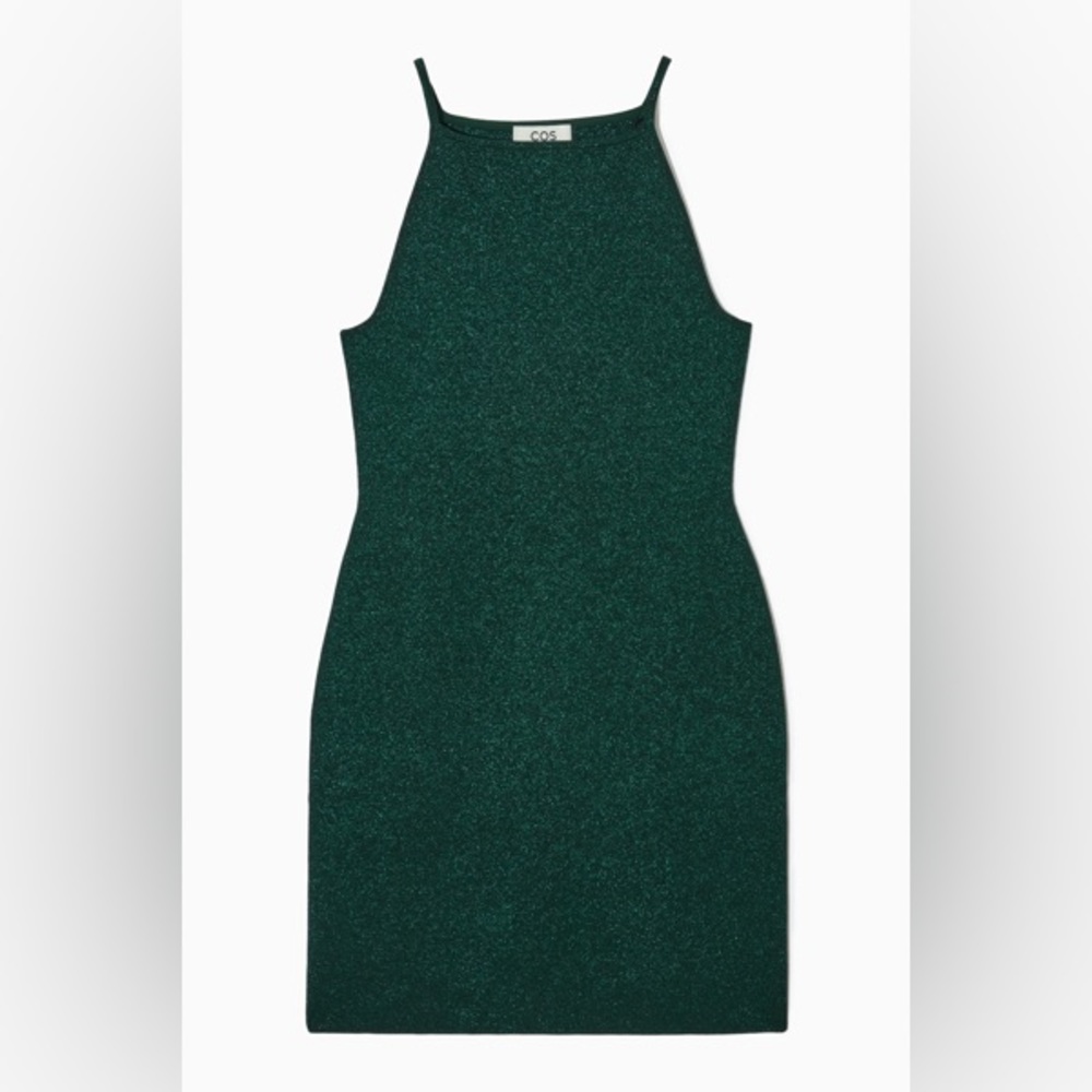 COS Green Mini Dress - Picture 3 of 4